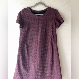 Gorgeous burgundy shift dress. Size 6-8